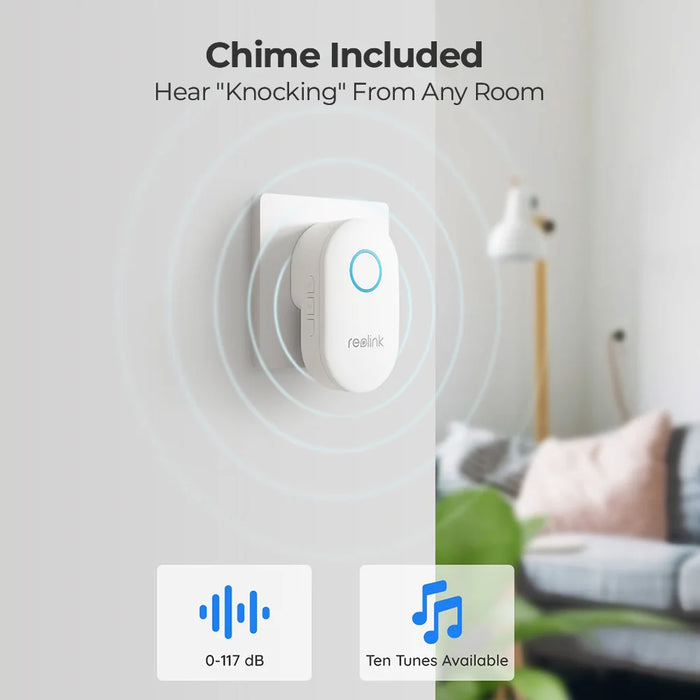 2K+ Smart Home Video Doorbell with Chime Support & Alexa