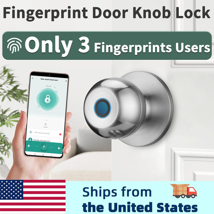 Smart Fingerprint Door Lock For Bedroom