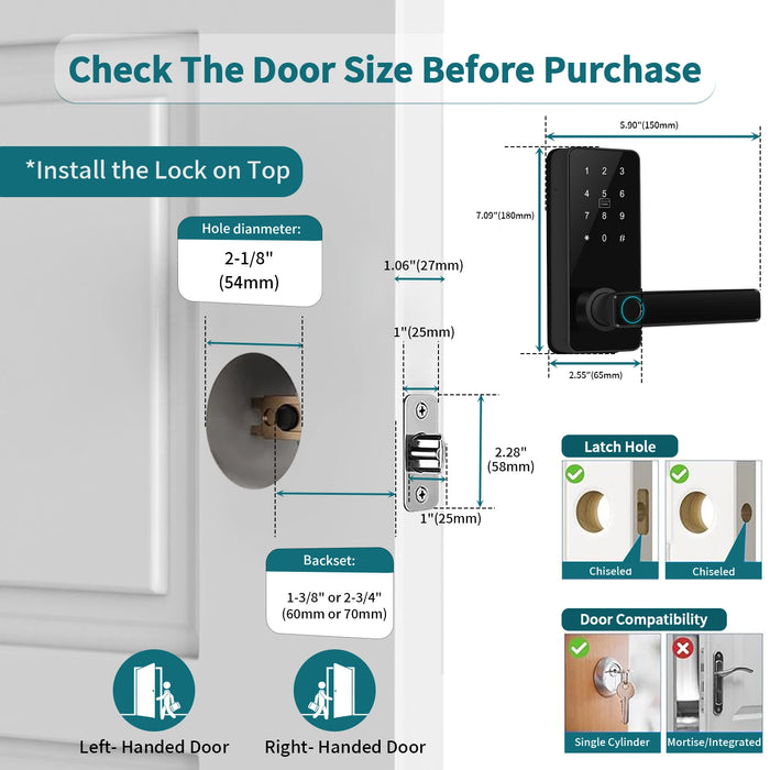 Smart Door Lock with Code Passcode